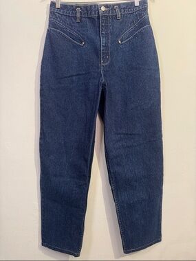 VINTAGE Puma Dark Blue High-Waist Straight Leg Jeans